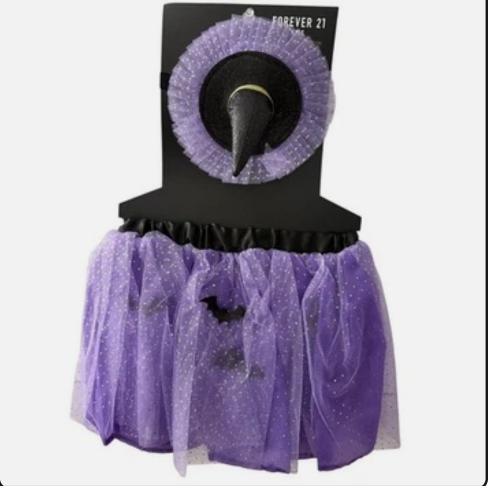 Forever 21 Kids Purple Witch Costume